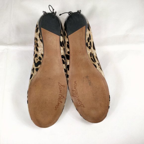 Sam Edelman Joya Leopard Print Flat Shoes Size 8M - Picture 7 of 12